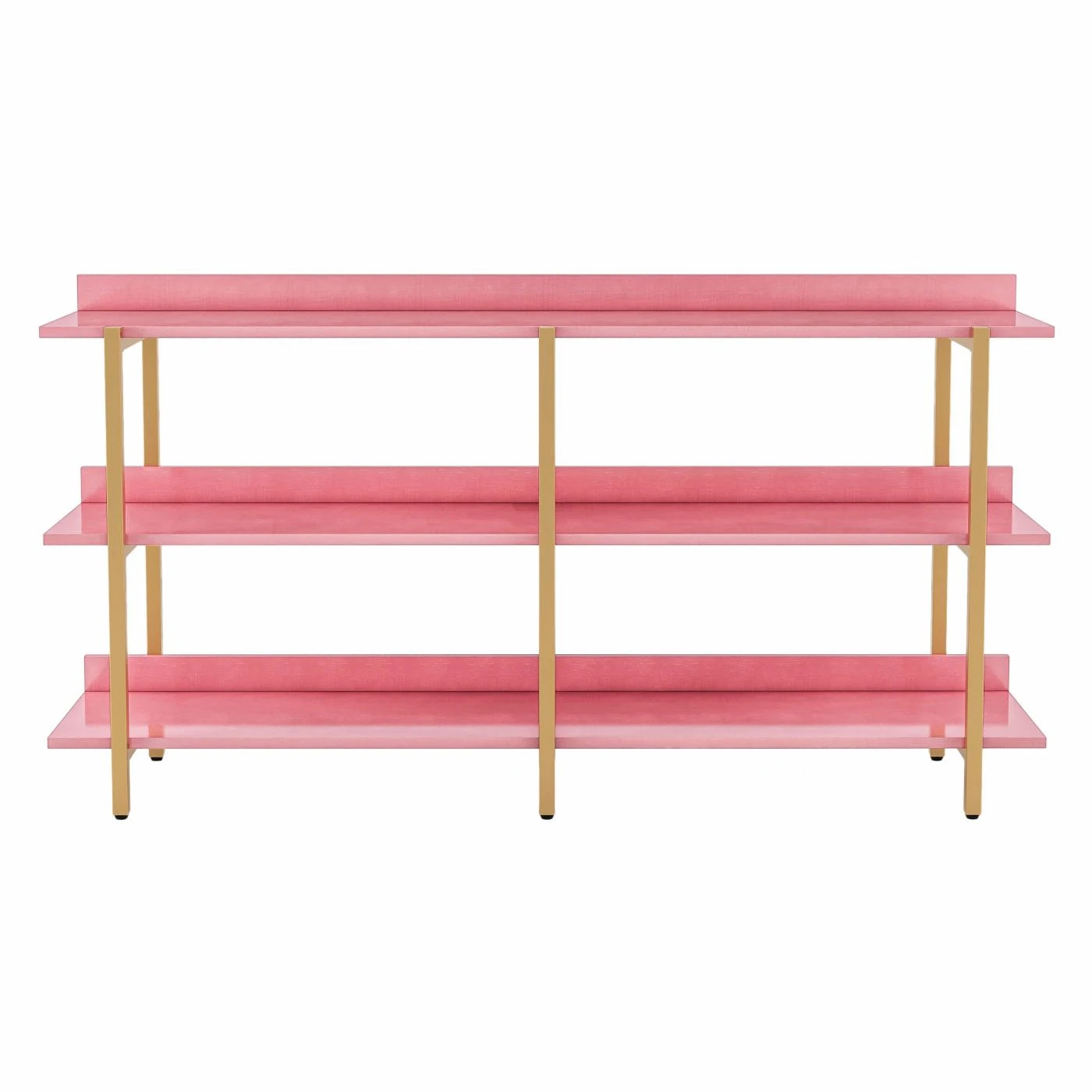 Buy 👍 Metal Furniture Of America Halima 3-Shelf Display Shelf - Light Walnut 💯 3 Buy 👍 Metal Furniture Of America Halima 3-Shelf Display Shelf - Light Walnut 💯 - Image 3