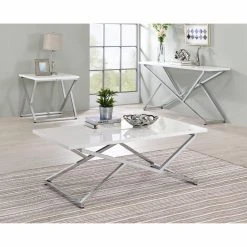 Discount π₯° Metal Furniture Of America Meeker Contemporary Rectangular Console Table π₯° 8 Discount π₯° Metal Furniture Of America Meeker Contemporary Rectangular Console Table π₯° -Convenience Concepts Shop detailENLB5753