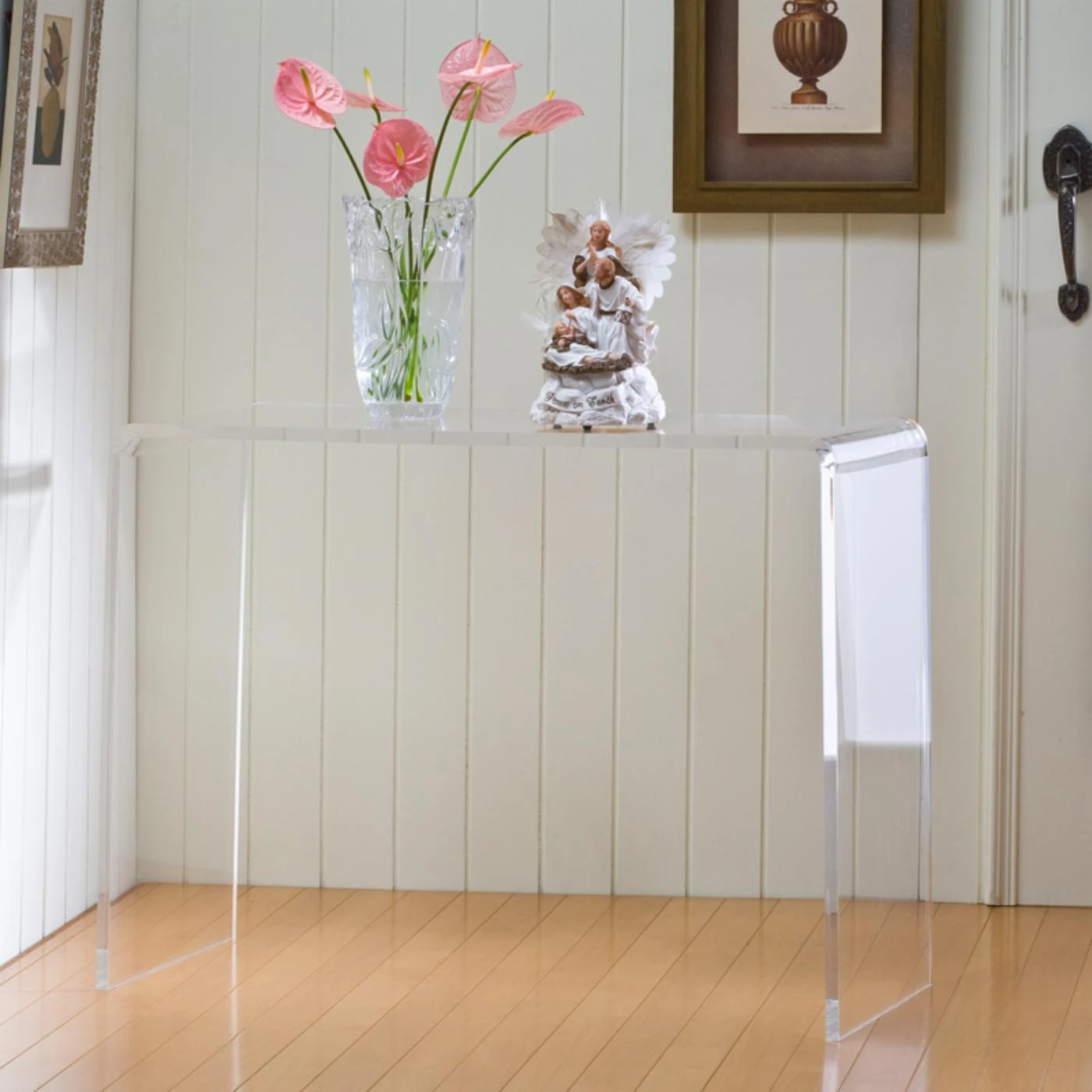 Outlet 😉 Acrylic Fox Hill Trading Clear Console Table 🔔 3 Outlet 😉 Acrylic Fox Hill Trading Clear Console Table 🔔 - Image 3