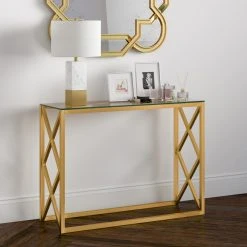 Budget ???? Hudson & Canal Metal Hudson & Canal Dixon Console Table ???? 12 Budget ???? Hudson & Canal Metal Hudson & Canal Dixon Console Table ???? -Convenience Concepts Shop detailHUDO031