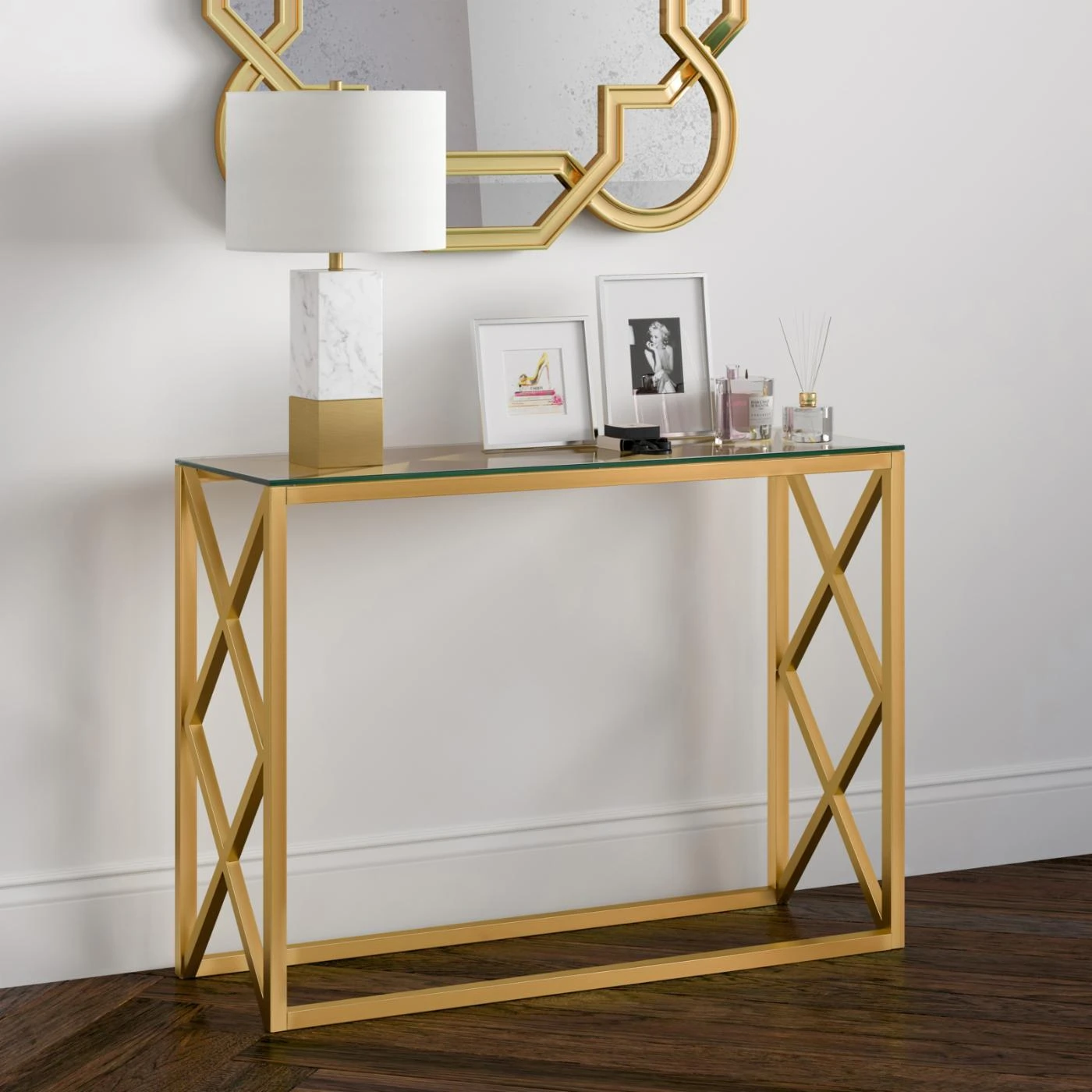 Budget ???? Hudson & Canal Metal Hudson & Canal Dixon Console Table ???? 3 Budget ???? Hudson & Canal Metal Hudson & Canal Dixon Console Table ???? - Image 3