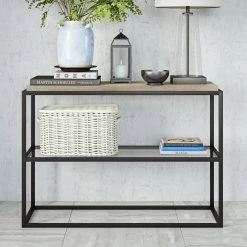 Deals ???? Hudson & Canal Metal Hudson & Canal Hector Console Table ???? -Convenience Concepts Shop detailHUDO127