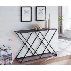 Flash Sale 🤩 Resin K And B Furniture Urban Collection Console Table 🛒 -Convenience Concepts Shop detailKBF1090