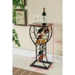 New 💯 Metal K And B Furniture Minimalist Consoles Table With Wine Rack 😉 5 New 💯 Metal K And B Furniture Minimalist Consoles Table With Wine Rack 😉 -Convenience Concepts Shop detailKBF1097
