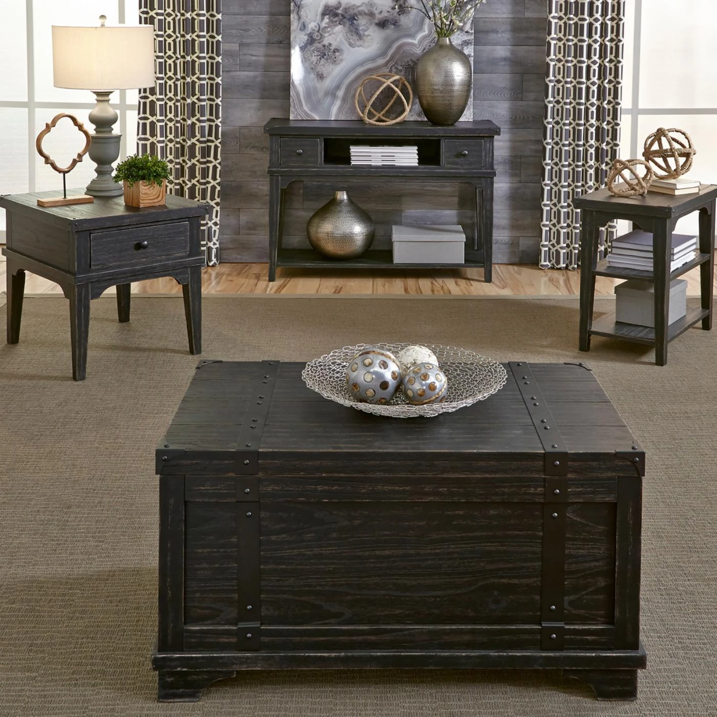 Discount ???? Wood Liberty Furniture Industries Aspen Skies Sofa Table ???? 3 Discount ???? Wood Liberty Furniture Industries Aspen Skies Sofa Table ???? - Image 3