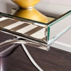 Top 10 🎁 Metal Southern Enterprises Ava Mirrored Console Table 🛒 -Convenience Concepts Shop detailSEI1824