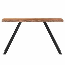 Buy ✔️ Metal !nspire Rustic Industrial Solid Wood And Iron Angled Leg Console Table 🛒 -Convenience Concepts Shop detailWORW460