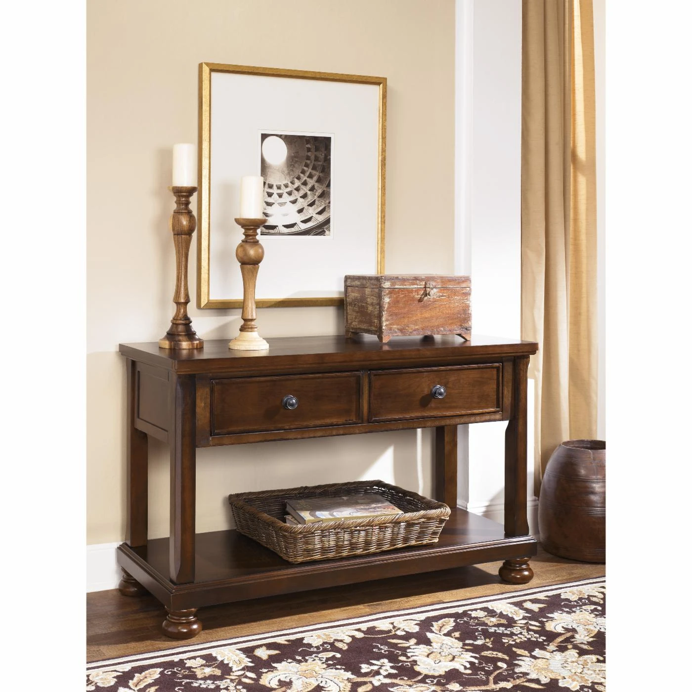 Wholesale ???? Wood Signature Design By Ashley Porter Console Table ✔️ 2 Wholesale ???? Wood Signature Design By Ashley Porter Console Table ✔️ - Image 2
