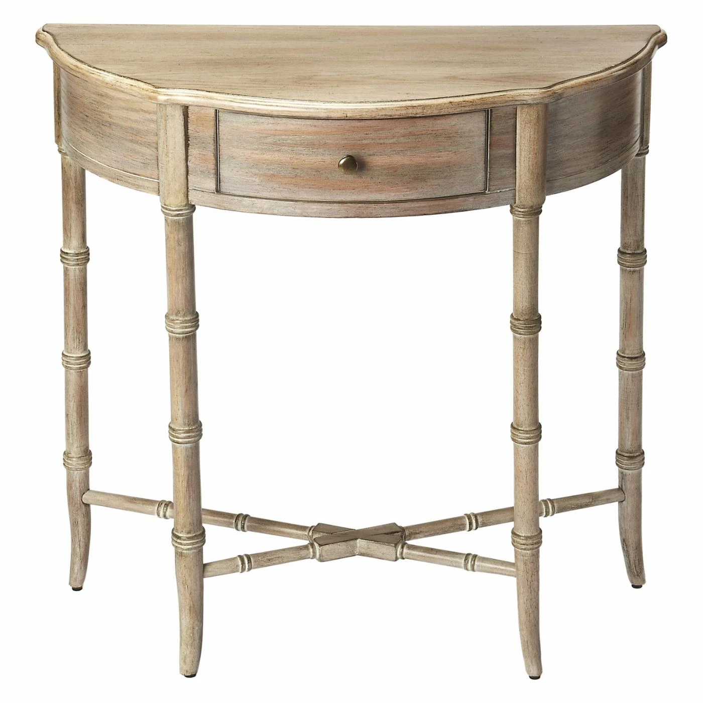 Brand new ???? Wood Butler Specialty Skilling Demilune Console Table ???? 2 Brand new ???? Wood Butler Specialty Skilling Demilune Console Table ???? - Image 2