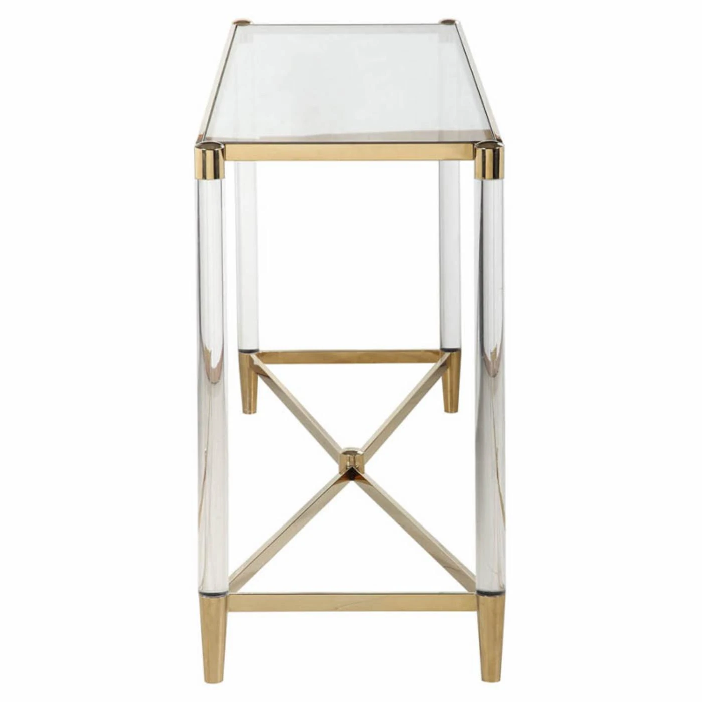 Wholesale 🌟 Acrylic Chintaly Denali Rectangular Sofa Table ⭐ 2 Wholesale 🌟 Acrylic Chintaly Denali Rectangular Sofa Table ⭐ - Image 2