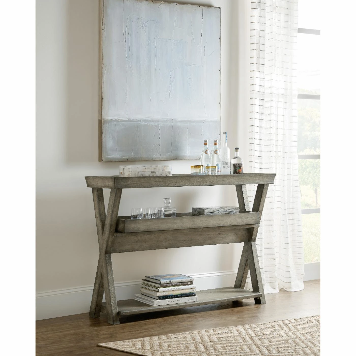 Best deal π Wood Hooker Furniture Alfresco Pertuso Tray Top Console Table π 2 Best deal π Wood Hooker Furniture Alfresco Pertuso Tray Top Console Table π - Image 2