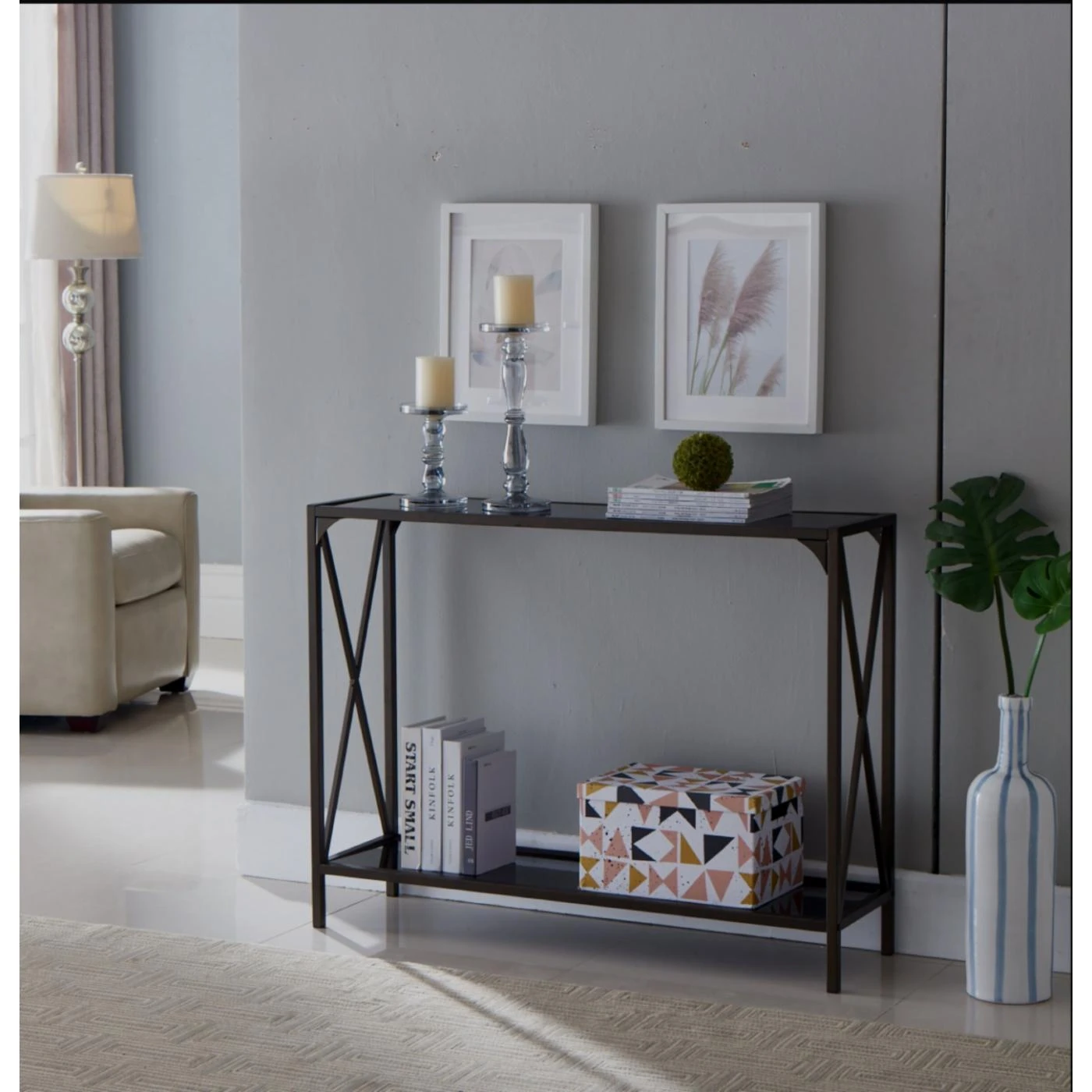 Promo 🎁 Metal K And B Furniture Elementary Collection Console Table 🥰 2 Promo 🎁 Metal K And B Furniture Elementary Collection Console Table 🥰 - Image 2