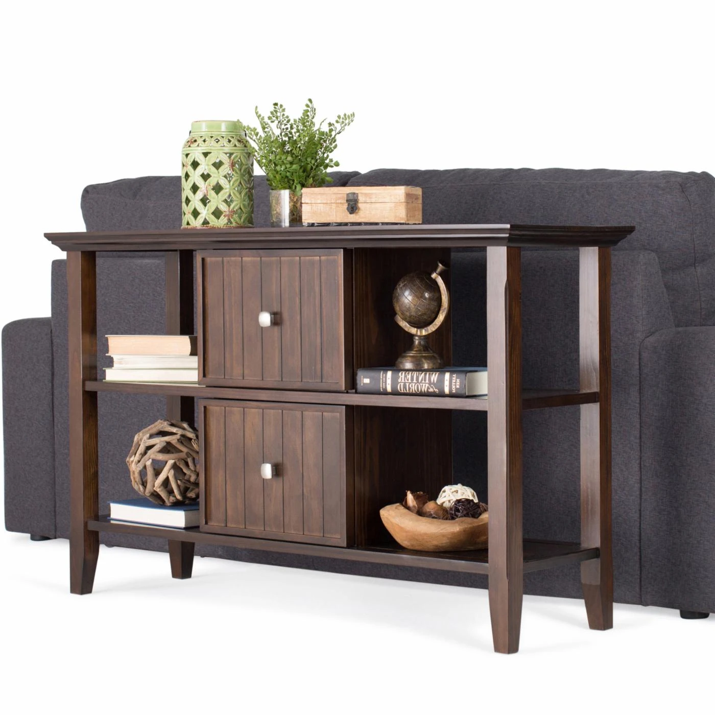 Promo ???? Brooklyn & Max Brooklyn + Max Brunswick 2 Door Solid Wood Sofa Table ❤️ 2 Promo ???? Brooklyn & Max Brooklyn + Max Brunswick 2 Door Solid Wood Sofa Table ❤️ - Image 2