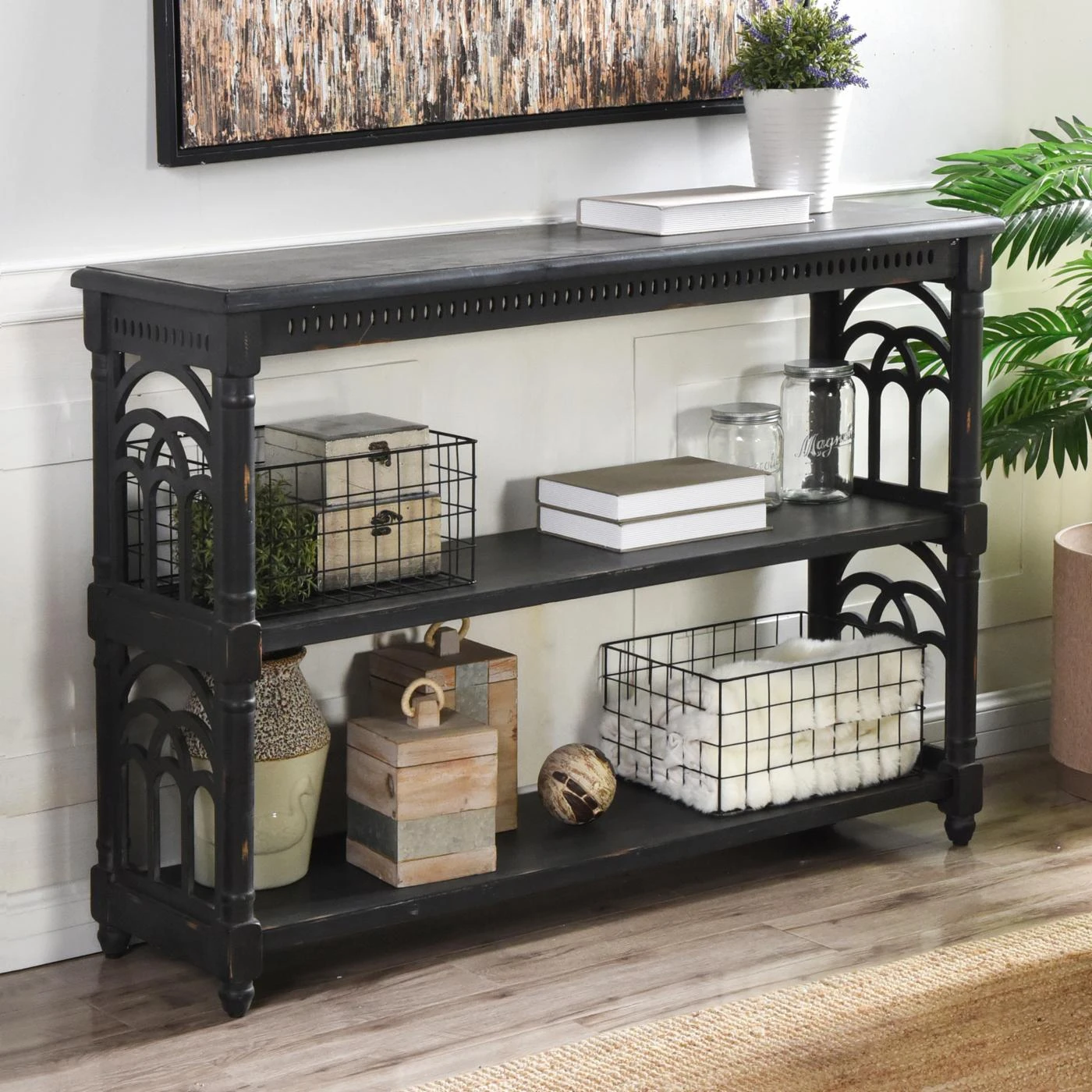 Brand new ???? Wood StyleCraft 3 Tier Console Table ???? 2 Brand new ???? Wood StyleCraft 3 Tier Console Table ???? - Image 2