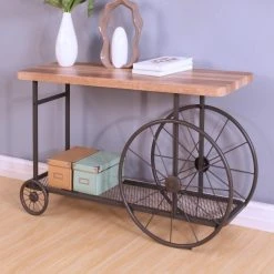 Best Pirce 🎁 Acme Furniture Metal ACME Francie Sofa Table 🧨