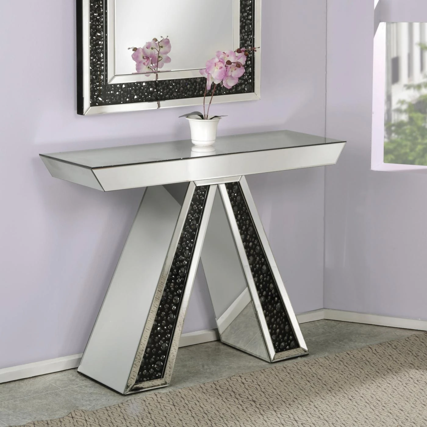 Buy ๐ Glass Acme Furniture Noor 43 In. Mirrored Console Table ๐ฅฐ 1 Buy ๐ Glass Acme Furniture Noor 43 In. Mirrored Console Table ๐ฅฐ