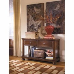 Wholesale 🥰 Wood Signature Design By Ashley Porter Console Table ✔️