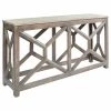 Brand new 🔥 Wood Signature Design By Ashley Lanzburg Weathered Console Table 😉