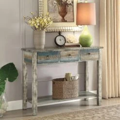 Wholesale ❤️ Wood Benzara Beautiful Distressed Console Table 🔥