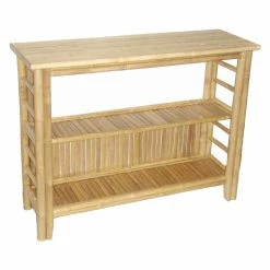 Best reviews of 👍 Bamboo54 Bamboo Fancy Shelf Console Table Shelf 💯