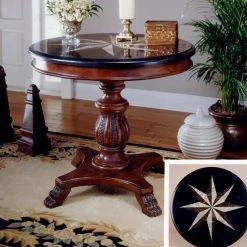 Best reviews of 🔥 Butler Specialty Wood Butler Victoria Round Sunburst Accent Table 🛒