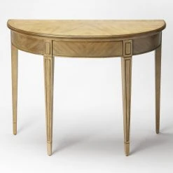 Best deal 🥰 Wood Butler Specialty Masterpiece Hampton Demilune Console Table ⌛