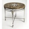 Buy 🔔 Round Butler Specialty Regina Fossil Foyer Table 🎉