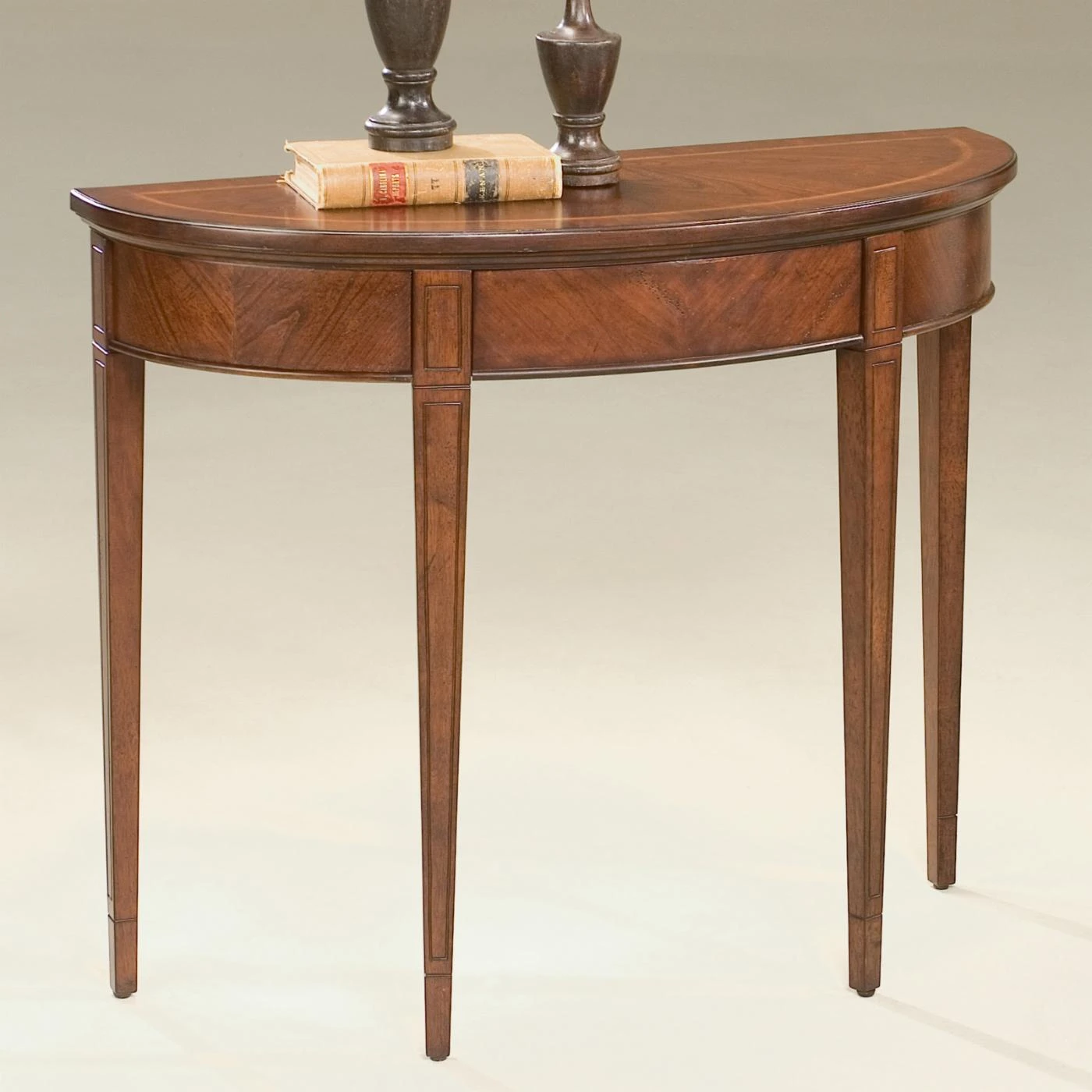 Wholesale ✨ Butler Specialty Wood Butler Demilune Console Table 30.5H In. - Cherry ???? 1 Wholesale ✨ Butler Specialty Wood Butler Demilune Console Table 30.5H In. - Cherry ????