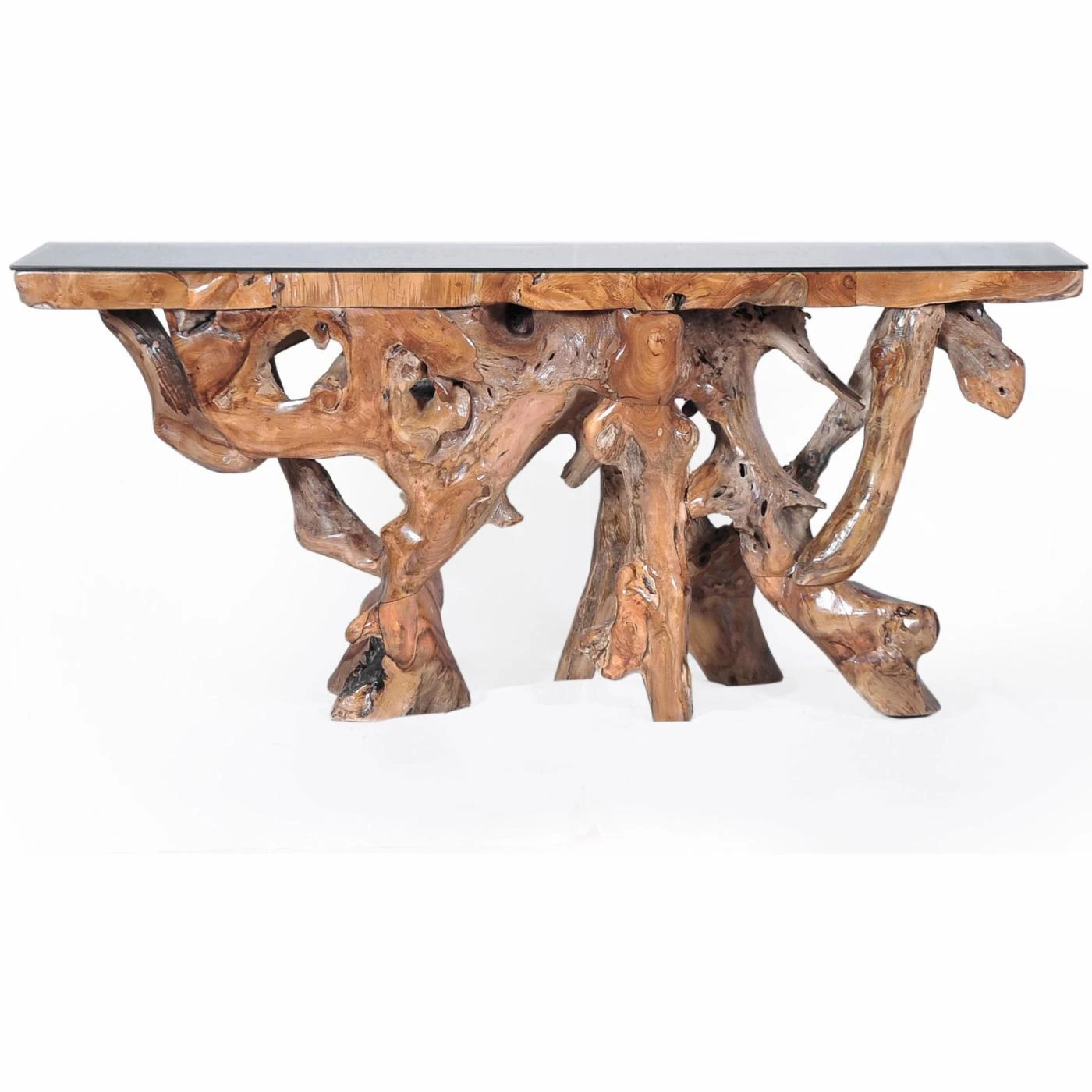 Deals 😉 Chic Teak Teak Root Console Table 🎉 1 Deals 😉 Chic Teak Teak Root Console Table 🎉