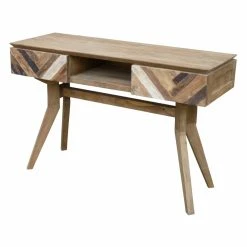 Deals 😀 Wood Chic Teak Art Deco Console Table 🔔
