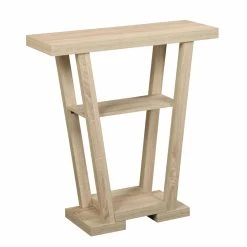 Best deal ๐ Wood Convenience Concepts Newport V-Shaped Console Table ๐