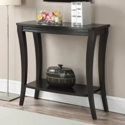 Hot Sale ???? Wood Convenience Concepts Newport Rectangle Console Table ????