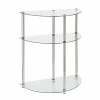 Cheap 🔔 Metal Convenience Concepts 3 Tiered Console Table 🔔