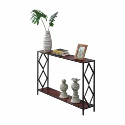 Best Pirce ⭐ Metal Convenience Concepts Diamond Console Table 🔥