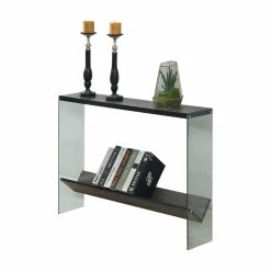 Outlet ๐ Glass Convenience Concepts SoHo V Console Table ๐