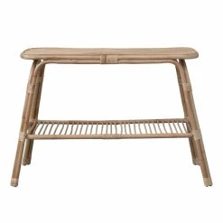 Best Pirce 🔔 Rattan/Wicker Creative Co-Op Hand-Woven Rattan Open Shelf Console Table 😀