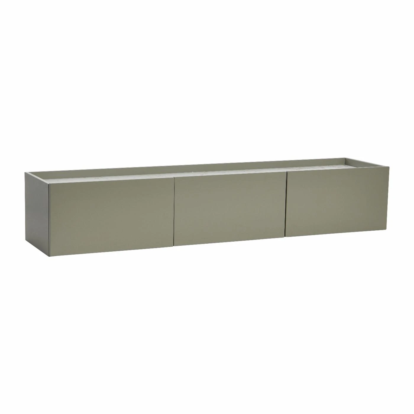 Promo ???? Wood Creative Co-Op Floating 3-Door Console Table - Grey ???? 1 Promo ???? Wood Creative Co-Op Floating 3-Door Console Table - Grey ????