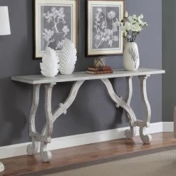 Promo ⭐ Wood Coast To Coast Orchard Rubbed Console Table 💯