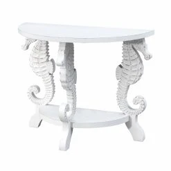 Buy π Wood Coast To Coast Wonders Of The Sea Demilune Console Table β