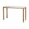 Outlet ⌛ Metal Coast To Coast Imports Naples Marble Top Console Table ⭐