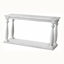 New 🎉 Wood Furniture Of America Sorensen Rustic Console Table 🎁