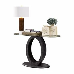 Best deal ๐งจ Wood Furniture Of America Norman O Shaped Sofa Table ๐