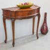 Best deal 🧨 International Caravan Windsor Hand Carved Walnut Stain Wood Console Table With Drawer 🔔