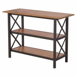 Coupon 😍 Metal International Caravan Hamburg 3 Tier Console Table 🎁