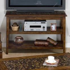 Coupon ✨ Wood Jofran Baroque Brown Sofa Table ????