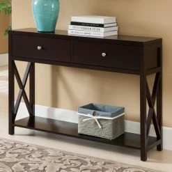 Best Pirce ✔️ K&B Furniture Wood K & B Furniture C1246 Console Table 👍
