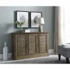 Flash Sale ???? K&B Furniture K&B Furniture C1207 Rectangle Wood Console Table With Shutter Doors ????