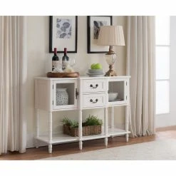 Budget ⌛ K&B Furniture K&B Furniture C1294 43 In. Rectangle Wood Console Table ????