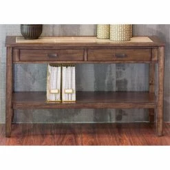 Wholesale 🥰 Liberty Furniture Industries Wood Liberty Furniture Mesa Valley Sofa Table 💯