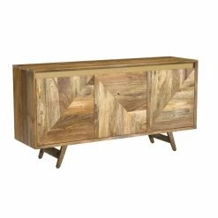 Best Pirce 🥰 Metal Powell Kyla 3-Drawer Console - Natural With Gold Accents 🔔